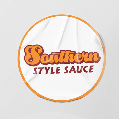 Whataburger Southern Style Sauce Typography branding burger design graphic design illustration script sticker typography vector whataburger