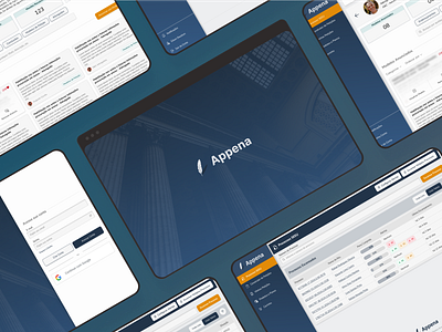 Web - Appena design style guide ui ux