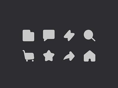 filled icon design icon