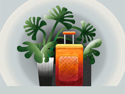 Suitcase graphic design illustration vector