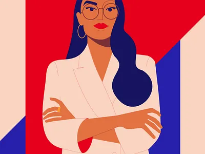 Power pose art artwork branding color design fashion flat art geometric graphic design human illustration leader lifestyle people portrait poster power profile vector