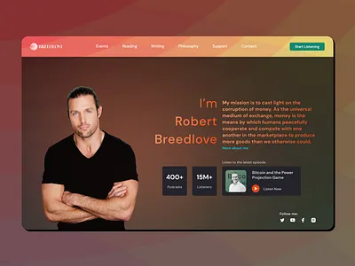 Robert Breedlove branding ui ux visual visual design wordpress