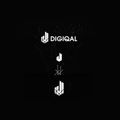 Digiqal Logo Design branding design graphic design logo design logo mark