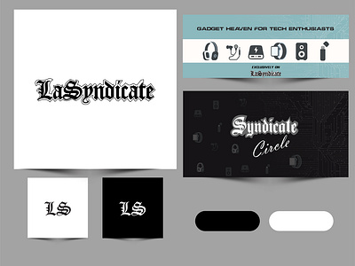 La Syndicate Logo and Social Media Kit design. branding cover facebook cover design flat design illustration logo logo art logo design profile picture social media design social media page deisgn typography vector vector logo