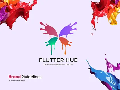 Brand Style Guide | Butterfly Logo| Painting Logo | Modern Logo abstract art brand book brand identity brand style guide branding brush butterfly logo corporate identity creative creative logo design graphic graphic design logo design logodesigner minimalist logo paint logo shymbol social media kit visual identity