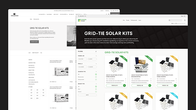 GOGREENSOLAR | TECH e-commerce redesign e commerce ecommerce energy figma shop solar store tech ui ux