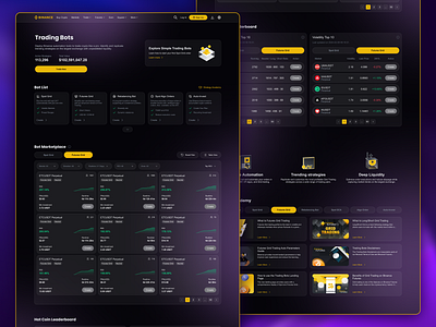 Binance Crypto App | Blockchain app binance blockchain branding crypto design figma graphic design nft ui ux