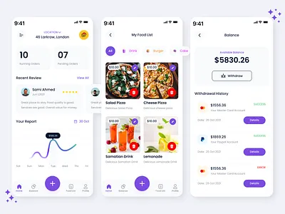 Food App 3d animation app design application branding figma food app graphic design ios app design logo mobile app motion graphics prototyping ui user interface desogn web application design
