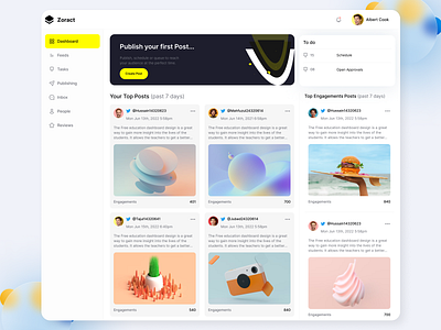 Social Media Dashboard app application dashboard design dashboard ui design dashboard design uiux figma ios mobile social media dashboard ui uiux design user experience design user interface design ux webapp