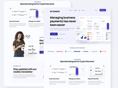 Business Management Website 3d adobe xd animation applications branding figma graphic design landing page design logo mobile motion graphics ui ux webapp website design website uiux