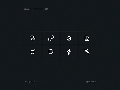 Futuristic, geometric assorted UI icons app icons futuristic geometric icon icon set sharp ui