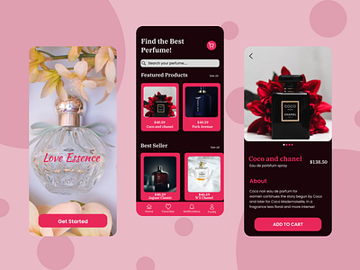 Perfume App Frames