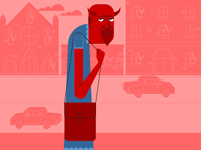 Devil With a Blue Dress illustraion illustration illustration art illustration digital illustrations seattle
