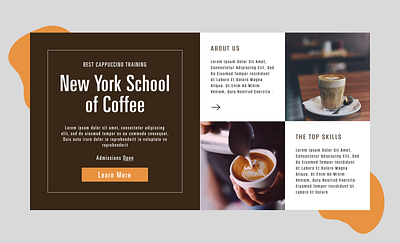 A Coffee Website Landing Page UI Design app branding coffee graphic design ui ux website