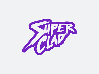 Logo for SuperClad branding figma illustrator logo vector
