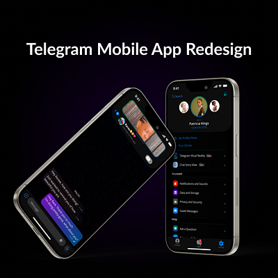 Telegram mobil appredesign mobile app design mobiledesign product design telegram telegramappredesign ui ui design uiux uiuxdesign uiuxdesigner user experience design user interface design ux ux design