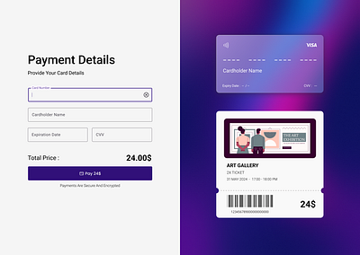 Credit card Checkout Page card checkout cardcheckout paymentpage ui uidesign ux web design webdesign