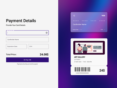 Credit card Checkout Page card checkout cardcheckout paymentpage ui uidesign ux web design webdesign