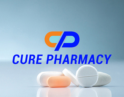 Cure Pharmacy Logo Design. adobe illustrator adobe photoshop adobeillustrator animation branding design graphic design illustration logo