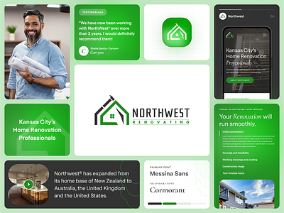 Northwest® Renovating - Brand Design brand brand design branding graphic design graphic designer graphics visual visual design visual designer
