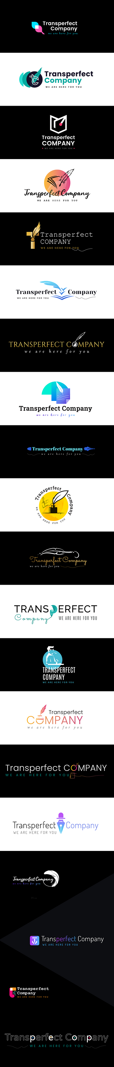 Transperfect Company branding graphic design logo
