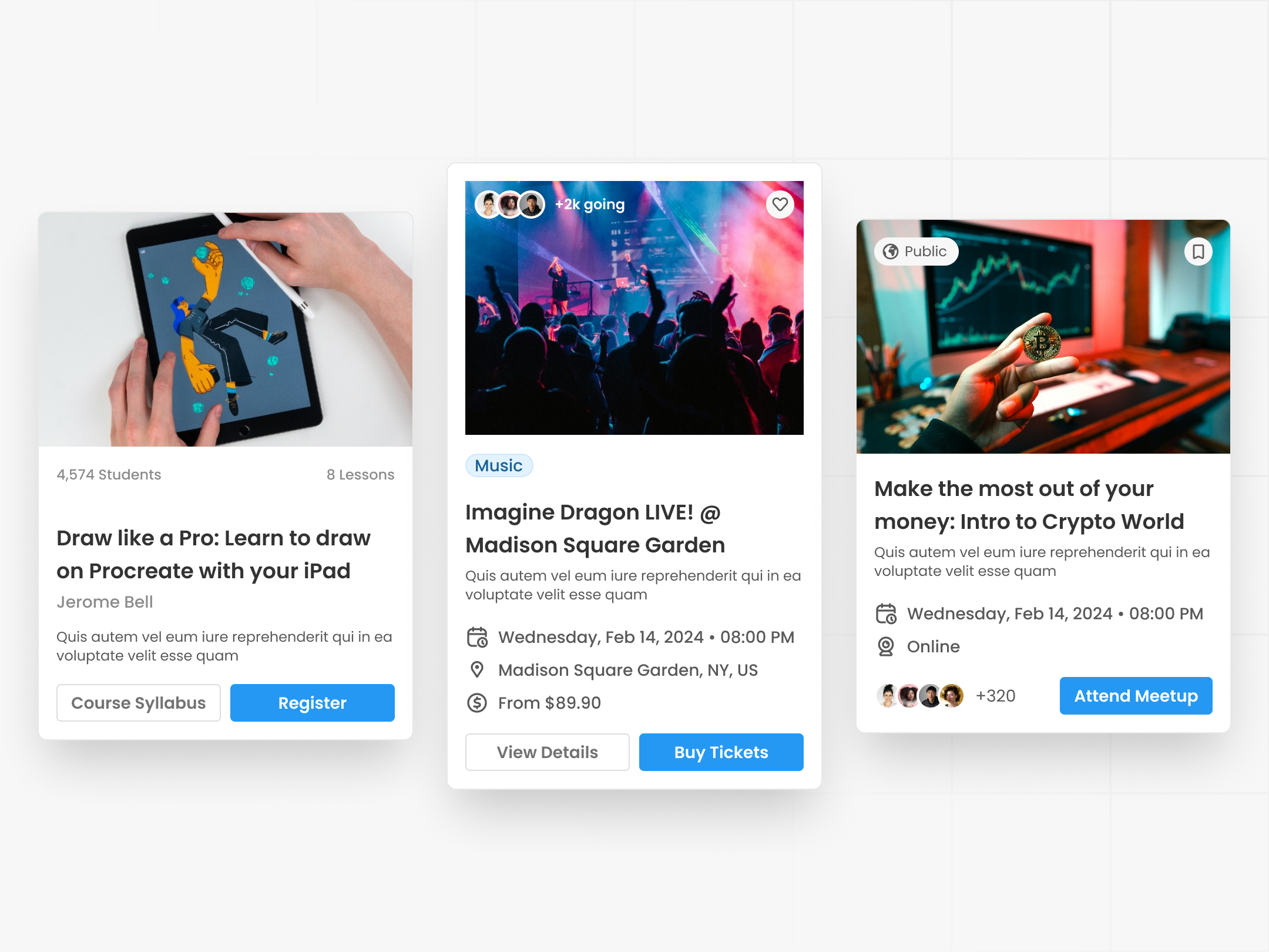 UI Cards Design Inspiration by LabelX on Dribbble