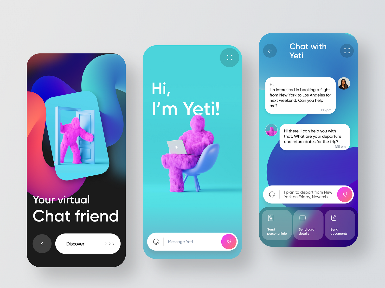 Virtual Chat Friend by Yevheniia Liuts on Dribbble