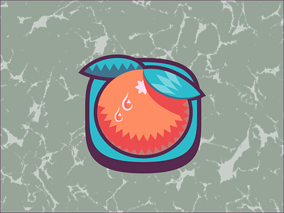 Stylized Orange adobe illustrator badge branding color design drops fruit graphic design icon illustration illustrator logo orange stylized vector vector design