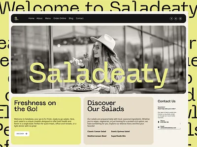 WEB - SALADEATY branding design frame graphic design icon identity illustration logo marks symbol template ui ux web