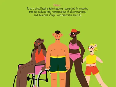 Illustrations for Zebedee Talent adobeillustrator charactersillustration children design disabled disabledcharacters equity illustration modelagency models redhair swimsuit vector wheelchair