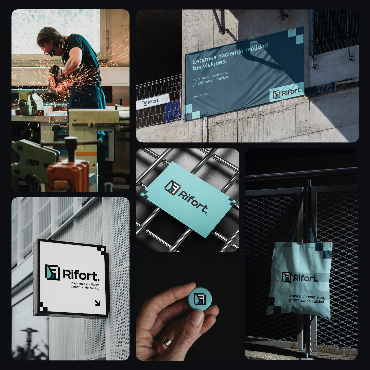 Rifort Branding brand brand design brandidentity branding design graphic design illustrator logo logo design visualidentity