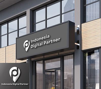 Indonesia Digital Partner 3d brand branding logo