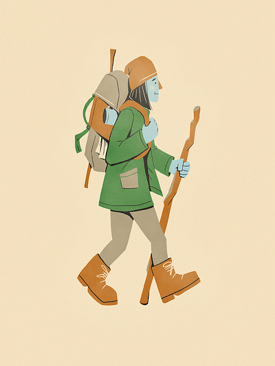 Wanderer character desgin cover design design graphic design illustration wanderer