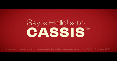 Cassis™ design font glyph type design typeface typeface design