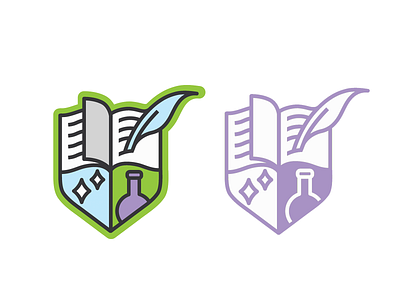 Magic Crest branding crest illustration logo magic magic school school wizard