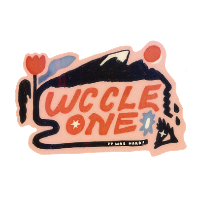 WCCLE Sticker! illustration logo merch procreate stationary sticker