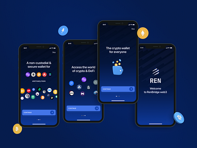 Crypto Wallet Mobile App animat app crypto cryptocurrency design mobile onbording ui ux