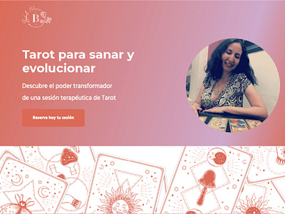 Sitio web de Tarot branding design diseño web graphic design web desing webflow