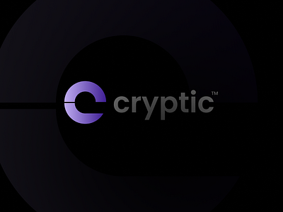 Cryptic - Your Crypto Wallet blockchain branding crypto cryptocurrency fintech graphicdesign innovation logodesign startup tech walletdesign
