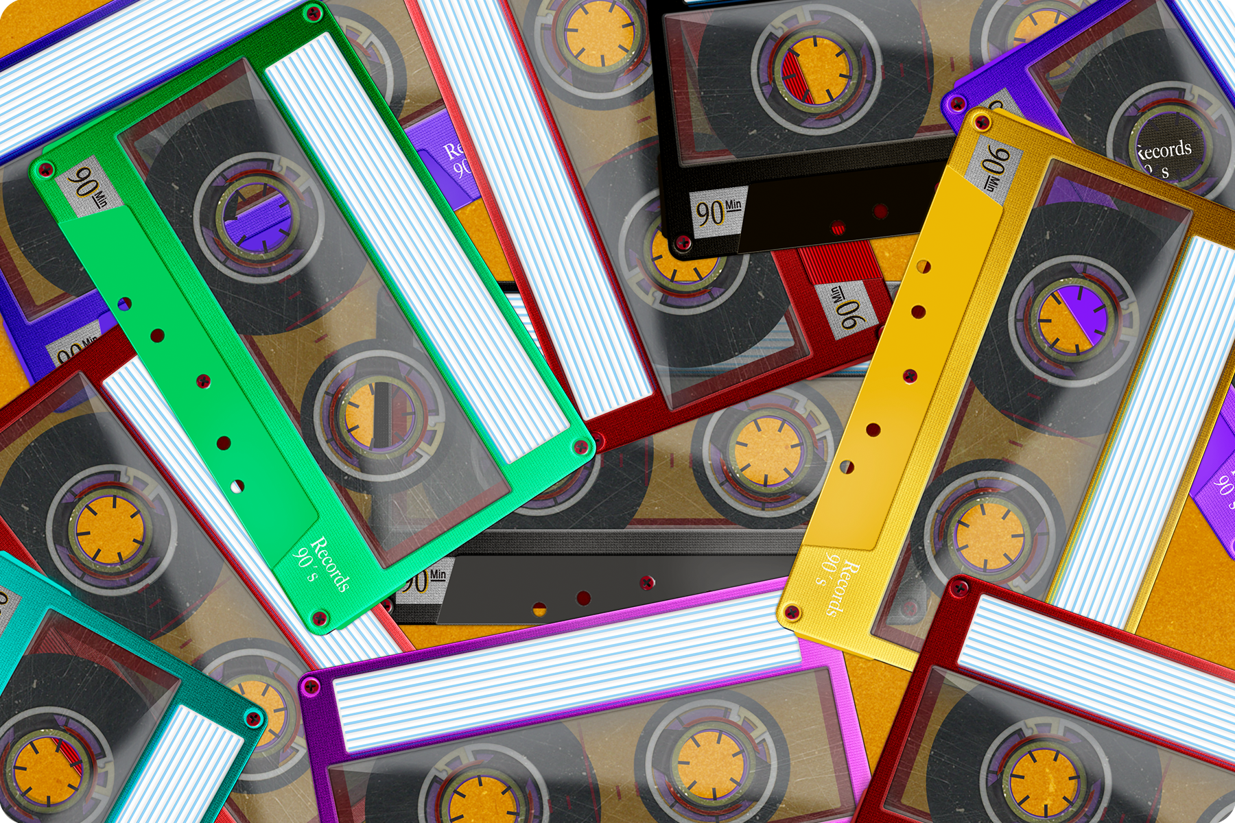 Cassette PSD File design graphic design illustration photoshop psd template