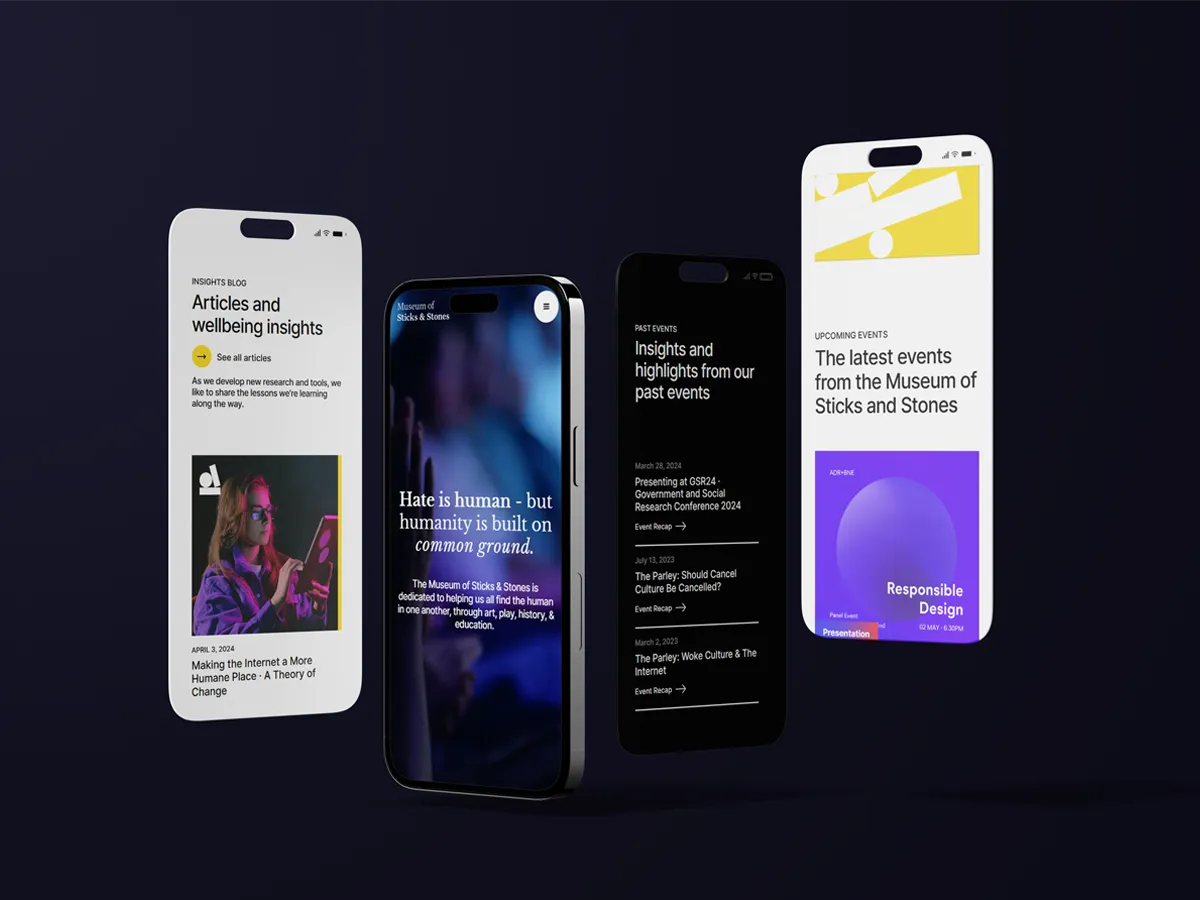 Example of Website Design & Development