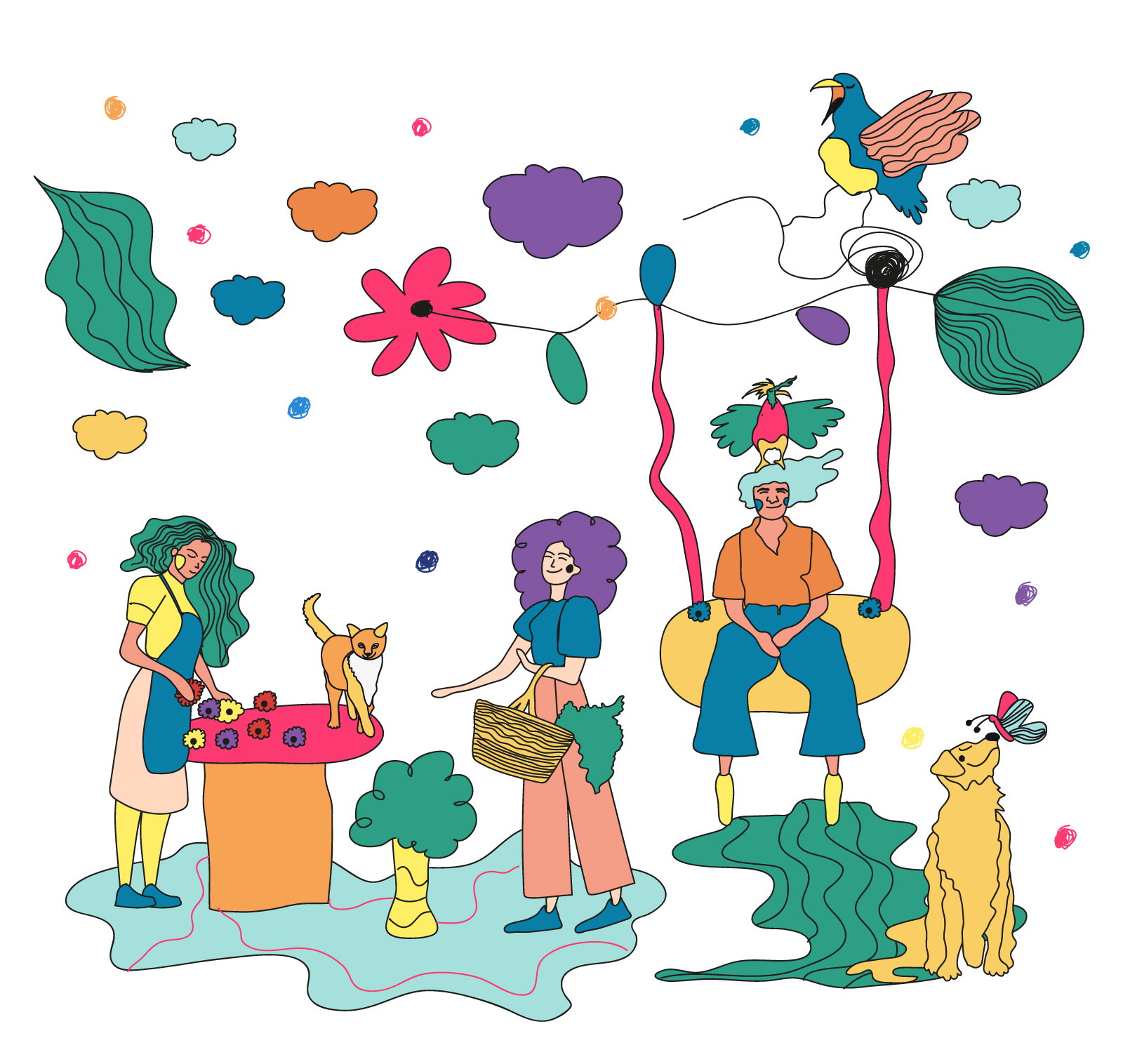 Nature Illustration art design flat graphic design illustration vector