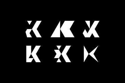 Geometric K Logo Ideas branding design graphic design k k initial k logo letter k logo logo k monogram simple typography