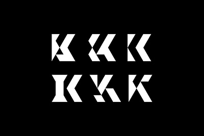 Letter K Monogram Logo alphabet branding concept graphic design k initial k logo logo simple