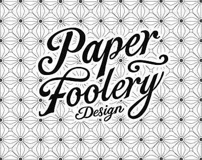 Paper Foolery Logo branding design illustration logo