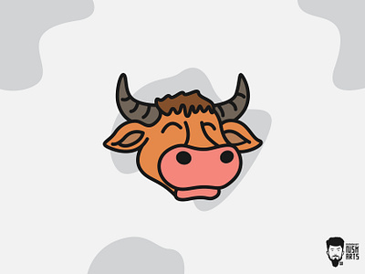 COW- animals y'all animal animals branding business logo cow cow face cow mascot create design design for good enjoy flat graphic design icon illustration logo logodesign mascot moo vector art