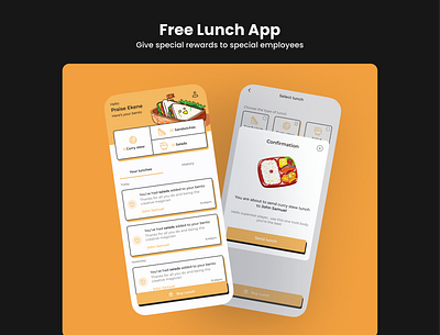 Lunch app brutalism exploration app design brutalism lunch app ui