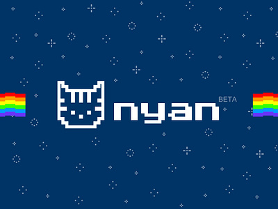 Nyan Logo Design art brand design brand identity branding design graphic design logo logo design typography visual identity