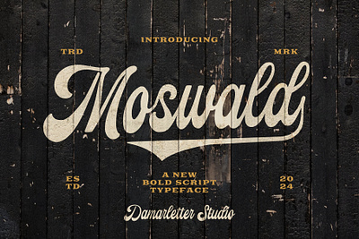 Moswald Script Typeface branding design font identity illustration lettering logo type typography ui