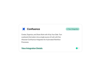 InterfaceSnippets™ 002 | Confluence Integration Modal confluence integration modal ui uiux